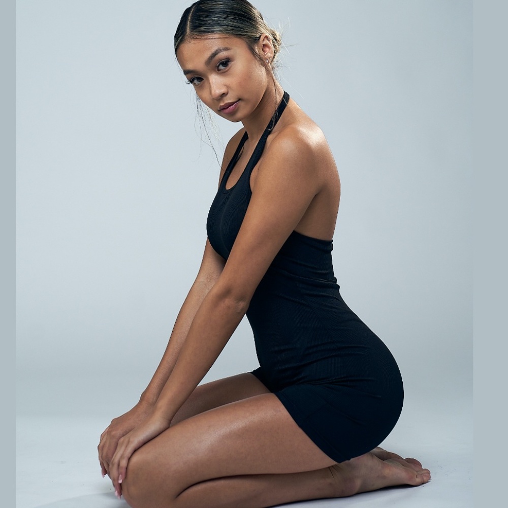 "Jasmine" Romper Black